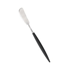 백산 보겐 에펠 샤틴 커트러리 버터나이프 BK, 블랙, 1개