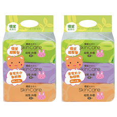 US baby 優生 柔濕巾 超厚型, 80張, 6包