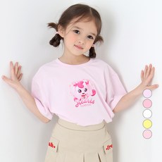 PremierFam 女童透氣CATCH! TEENIEPING簡約短袖T恤