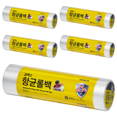 코멕스 항균 비닐롤백 중 250 x 350 mm 200p, 중(M), 200개, 5개