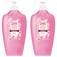 花香5 原效洗髮乳 乾燥受損髮質適用 櫻花香, 1.1kg, 2瓶