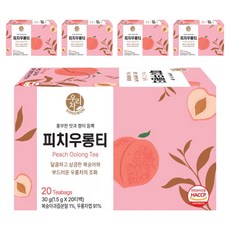 우리차 피치우롱티, 1.5g, 20개입, 5개