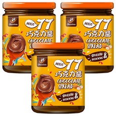 77 巧克力醬 香濃滑順, 250g, 3罐