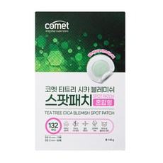 코멧 티트리 시카 블레미쉬 스팟 패치 혼합형 132p 세트, 1세트
