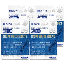 종근당 20100 초임계 알티지 오메가3, 30정, 4개