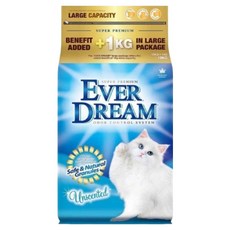 EVER DREAM 速凝結貓砂, 純淨無香配方, 19kg, 1包