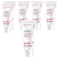 ATTITUDE 艾特優 幼兒學習牙膏 無氟草莓, 75g, 6條