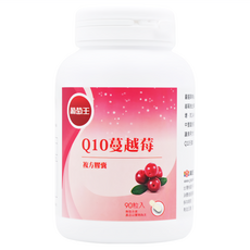 葡萄王 Q10蔓越莓復方膠囊, 400mg, 90顆, 1罐