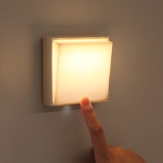 홈플래닛 토글 스위치 무드등, 크림 화이트