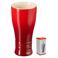 LE CREUSET 啤酒馬克杯 360ml, 1個, 紅色