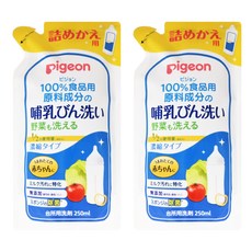 pigeon 貝親 奶瓶清潔劑補充包 濃縮版, 250ml, 2包