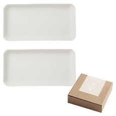 Syracuse CHINA Nature 長方形盤 白色, 2個, 單品