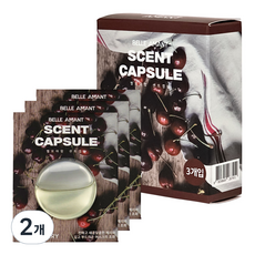 BELLEAMANT Scent Capsule 車用芳香劑補充組 4ml 3入, 2套, 黑櫻桃