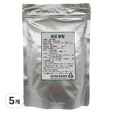 생강 분말, 200g, 5개