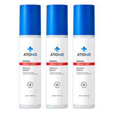 ATONO2 氧氣保濕乳霜噴霧, 3瓶, 120ml