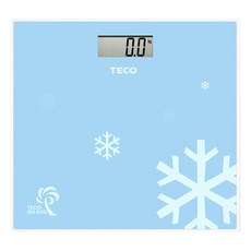 TECO 東元 電子體重計, 藍色, 1個, XYFWT681
