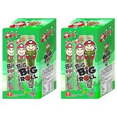 TAOKAENOI CRISPY SEAWEED ORIGINAL 小老板海苔棒棒捲 原味, 27g, 2盒
