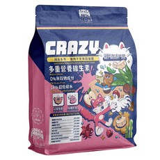 COUCH POTATO 沙發馬鈴薯 Crazy 嗨派系列 全齡貓無穀貓糧, 雞肉 + 干貝, 1000g, 1袋