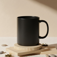 리빙메이트 트라이탄 안깨지는 머그컵 480ml, 블랙, 1개