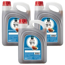청정원 대나무숙성 멸치액젓, 5kg, 3개