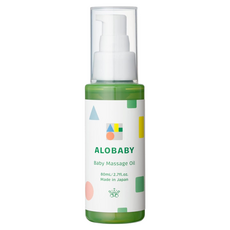 ALOBABY 寶寶按摩油 80mL 植物成分 好推不黏膩 溫和無香型, 1瓶