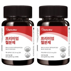 헬로바이오 프리미엄 철분제, 90정, 2개
