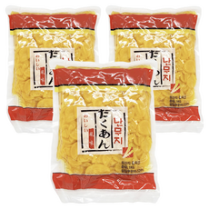 토호식품 단무지 슬라이스, 1kg, 3개