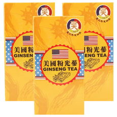 昊之蔘 美國粉光蔘茶 沖泡簡易快速, 3g, 15入, 3盒