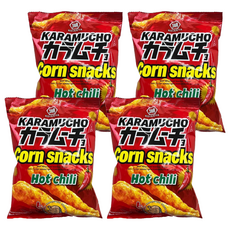 카라무쵸 핫 칠리 콘스넥, 65g, 4개