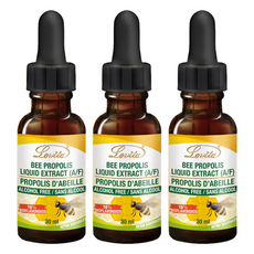Lovita 愛維他 加拿大蜂膠滴液，50%天然蜂膠，18%生物類黃酮，無酒精無防腐劑，30ml, 3瓶