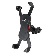 Digidock 四爪手機架 機車後照鏡用 RXMB-03 黑色 角度可調節, 1個