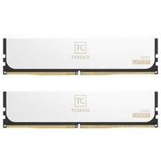 十銓 T-CREATE EXPERT 引領者 64G DDR5-6400 32G x 2個 CL34 桌上型電腦記憶體, CTCWD564G6400HC34BDC01, 1組
