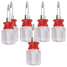 HERO 透明兩用螺絲起子 6 x 38, 6個