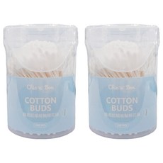 奇哥 細紙軸棉花棒 嬰幼兒環保, 200支, 2罐