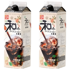 Seiko coffee 嚴選和風黑咖啡 無糖, 2個, 1L