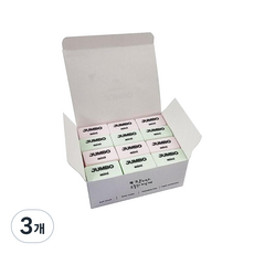 Hwarang Jumbo Original Eraser Mini 60p, 隨機出貨, 3個