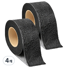 엠파이어 LEATHER FIX 가죽수선 시트지 테이프 3cm x 3m, 블랙, 4개
