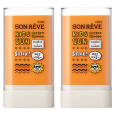 SON REVE 孩童防曬棒 SPF50+ PA++++, 19g, 2條