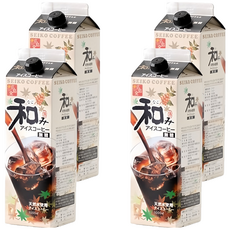 Seiko coffee 嚴選和風黑咖啡 無糖, 4個, 1L