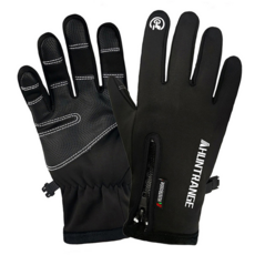 Xavagear 戶外防潑水保暖手套 XL 黑色