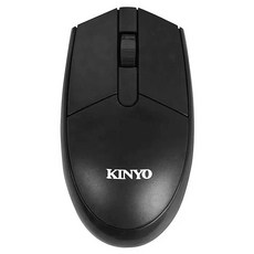 Kinyo USB光學滑鼠, KM-601, 黑色