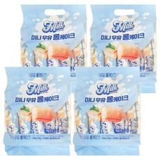 保興迷你牛奶蛋糕捲 10個, 200g, 4袋