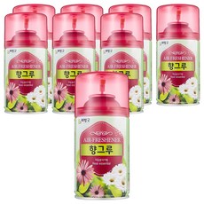 리빙굿 향그루 실내용 방향제 캔자동분사기 애플향 본품, 280ml, 8개, 애플