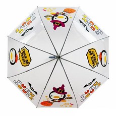 PUKU 藍色企鵝 直式雨傘 POE材質傘面不相黏 傘骨玻璃纖維