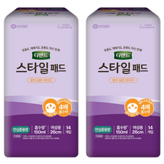 Depend 利清爽 女性用時尚護墊 加寬, 14入, 2個