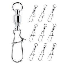 亥伯斯奈 大容量鐵板路亞轉環, 1個, 10入