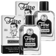 Mr. Fine 鬍後水 Platinum, 100ml, 2瓶