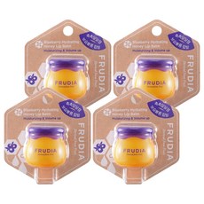 FRUDIA 確認過嘴唇 保濕潤澤護唇膏 保濕滋潤, 蜂蜜藍莓, 10ml, 4罐