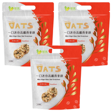 True Life 粗味 香蔥一口燕麥餅, 180g, 3袋