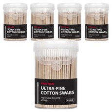 파인듀 다용도 초미세 면봉, 5개, 400개입